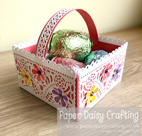 Jubilee Beauty dies Easter basket Stampin Up