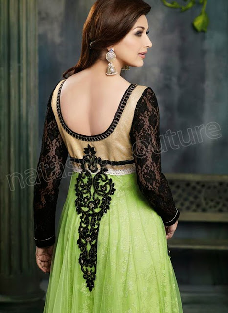 Sonali Bandre Original Anarkali Suits 2013-14 By Natasha Couture