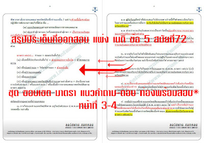 เก็งเนติ ข้อ5 ยืม ค้ำประกัน จำนอง จำนำ