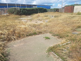 Abandoned Crazy Golf course at Starr Gate in Blackpool