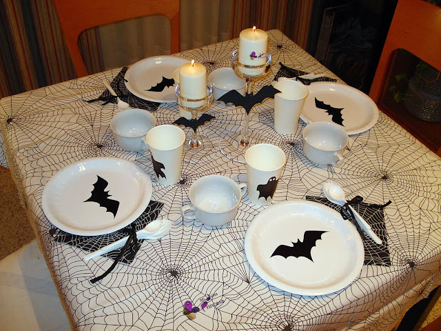 cena, cena de halloween, fiesta, halloween, 