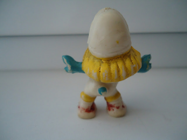 Vintage Aerobics Smurfette Figure by Peyo