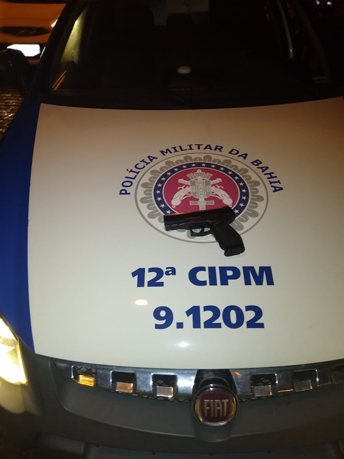12ª CIPM prende assaltantes e recupera veículo roubado 