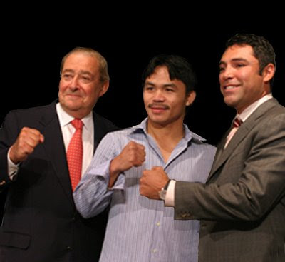 oscar de la hoya pacquiao. De La Hoya amp; Pacquiao said