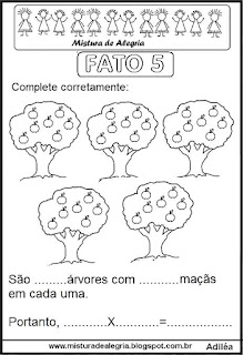 Tabuada de multiplicação do 5 ilustrada