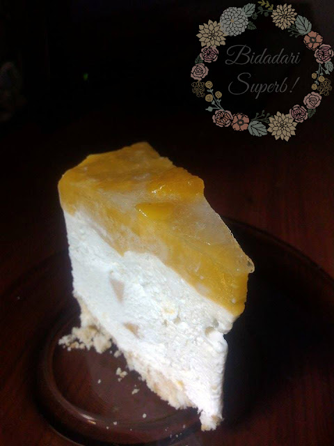 Resepi Cheesecake Mangga No Bake Senang dan Sedap