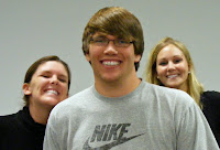 Pictured left to right Julie Hays, Matthew Moore, and Julie Szteiter