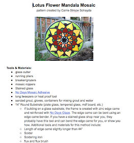 6 page instruction booklet that comes with pattern, full of links, sources & resources