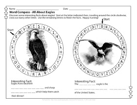 Eagle Word Compass Puzzle