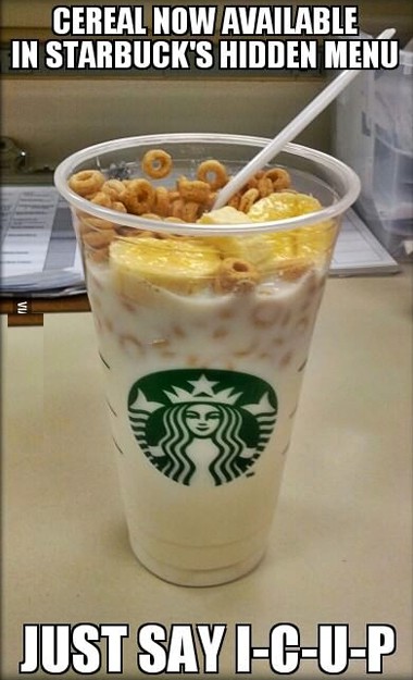 Cereal at Starbucks