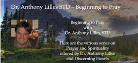 Image of Discerning Hearts website with mountains