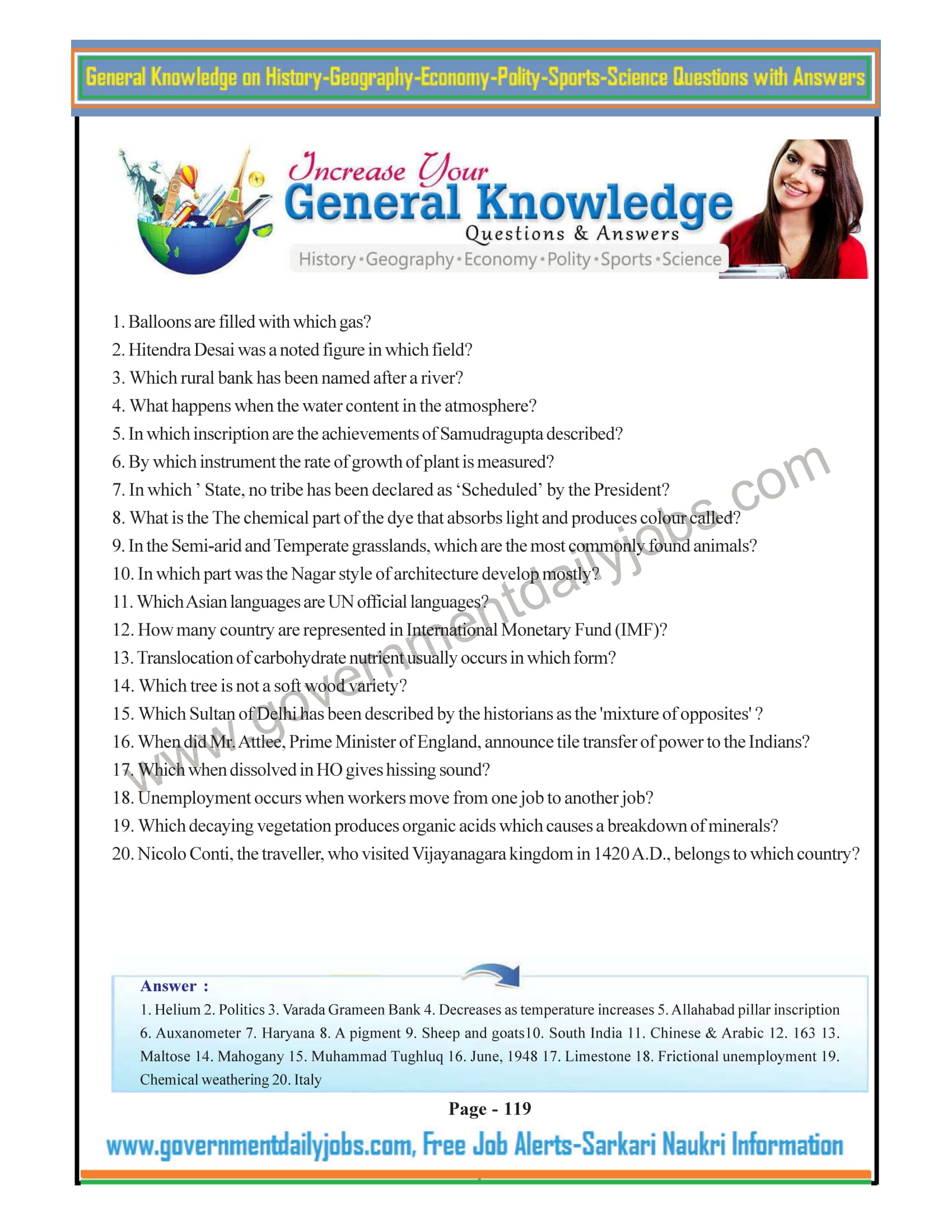 General Knowledge Questions