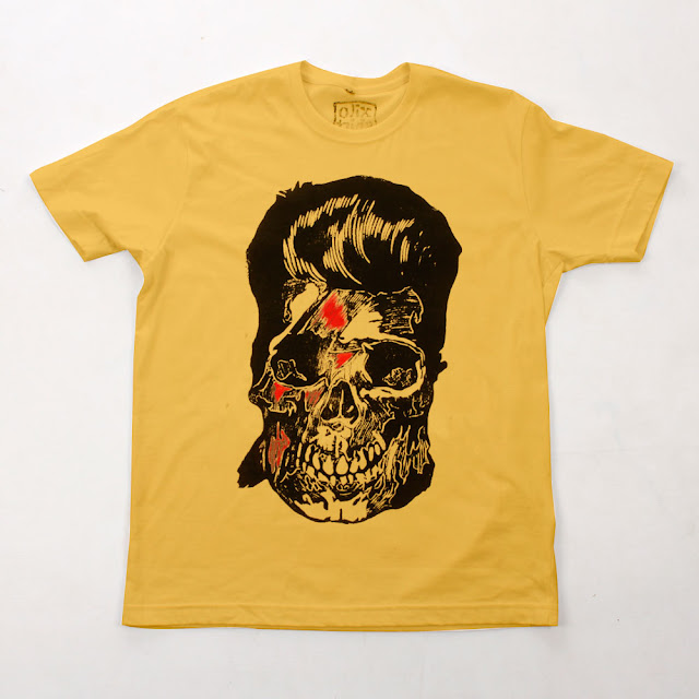 Camiseta - Séries "Caveira" e " David Bowie"