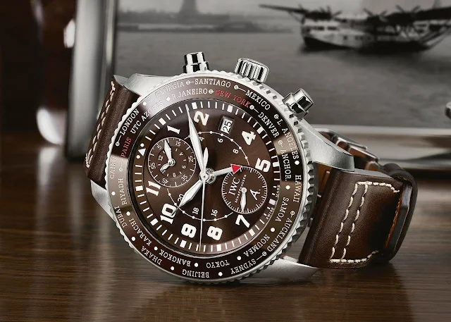 IWC Pilot’s Watch Timezoner Chronograph Edition “80 Years Flight to New York” ref. IW395003