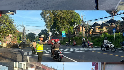 Tingkatkan Pelayanan Kepada Masyarakat Personel Polres Tabanan Strong Point Pagi*