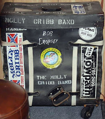 Molly Cribb band trap case belonging to Bob Cropsey