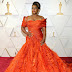  Aunjanue Ellis wears a custom #AtelierVersace corseted draped ballgown to attend the #Oscars.