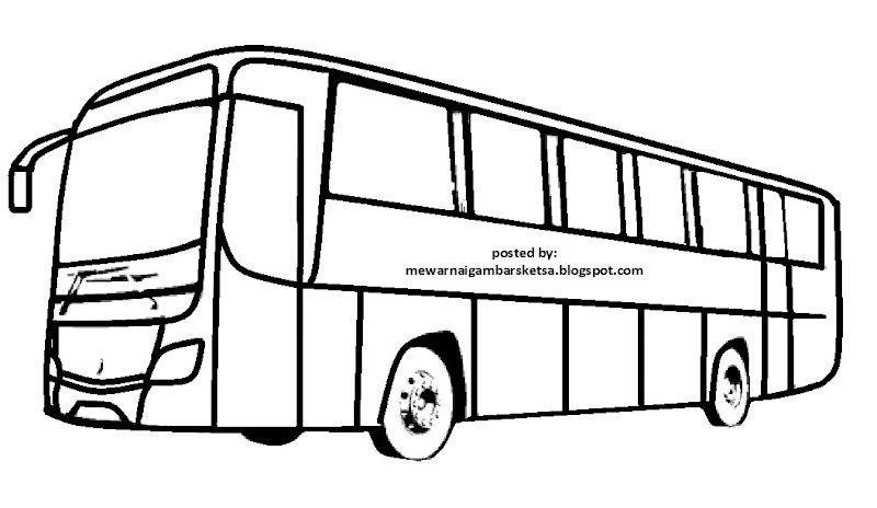 16+ Sketsa Bus, Inspirasi Terbaru!