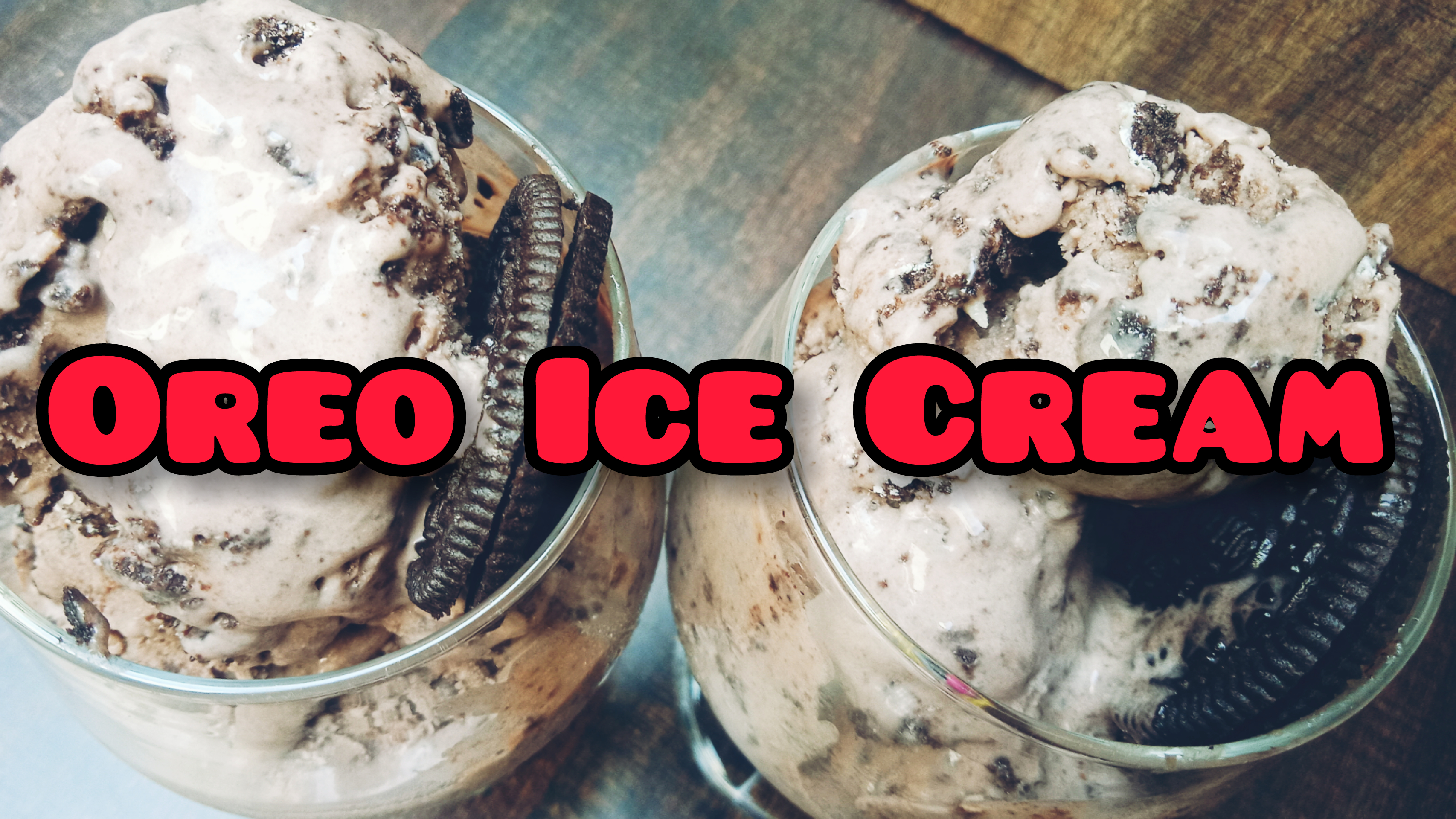 homemade oreo ice cream