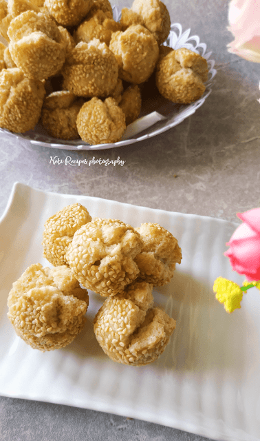 Kue onde-onde ketawa @NetiRecipes