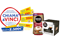 "Nescafé Chiama e Vinci" : in palio buoni spesa MD fino a 2500 euro e TV Samsung