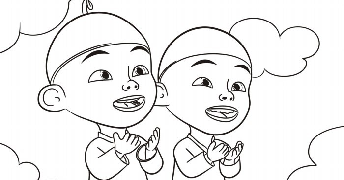 Gambar Lukisan Upin Ipin Cikimm Com