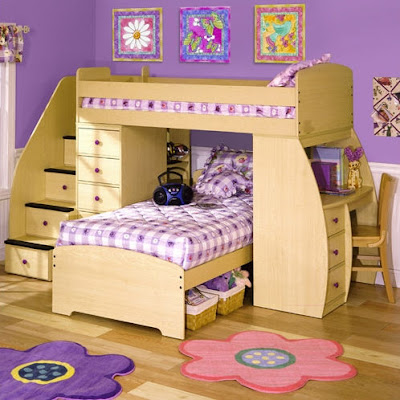 unique luxury children’s room bed design