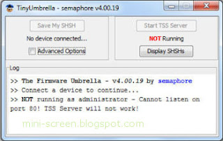 Save SHSH Blobs from old firmware with TinyTSS - Firmware Umbrella