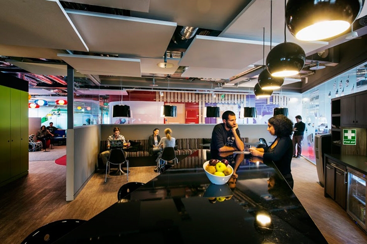 Coffee shop in Google office in Dublin 