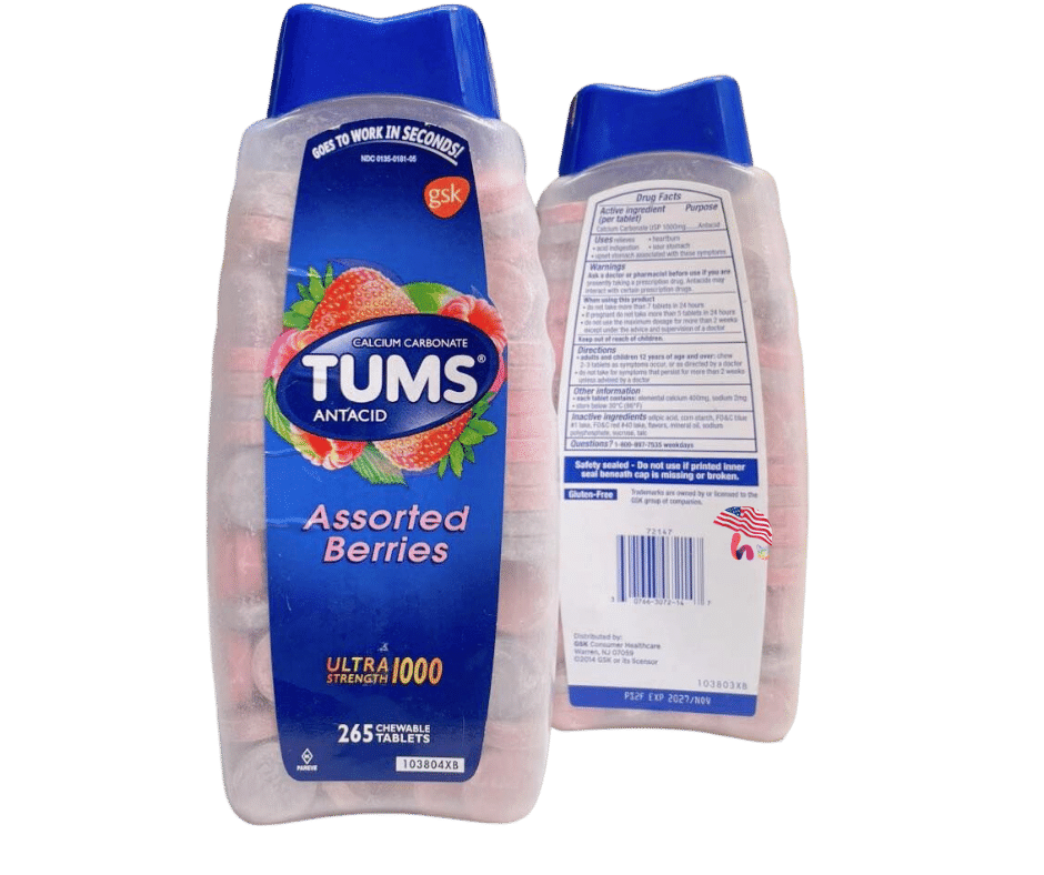 VIÊN NHAI TRỊ DẠ DÀY TUMS ANTACID