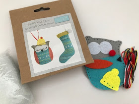 Felt owl crafting kit