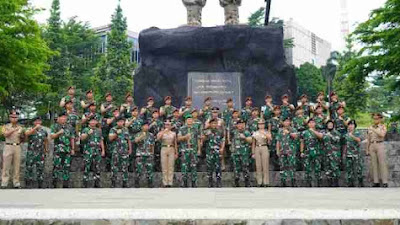 Danrem 061/Sk Dampingi Taruna Akademi TNI Kunjungi Pusat Misi Pemeliharaan Perdamaian (PMPP)  Sentul Bogor..