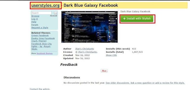 Mengganti Background Facebook Di Chrome