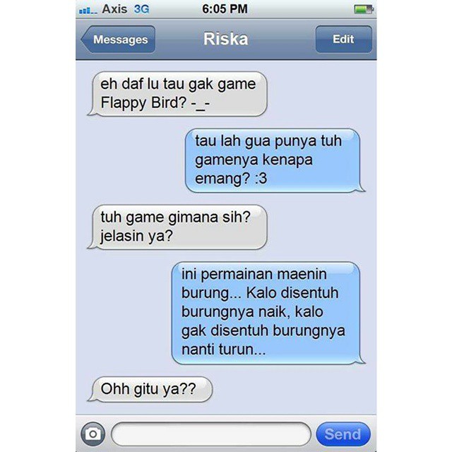 Kumpulan Gambar Sms Lucu Saat  TulisanViral.Info