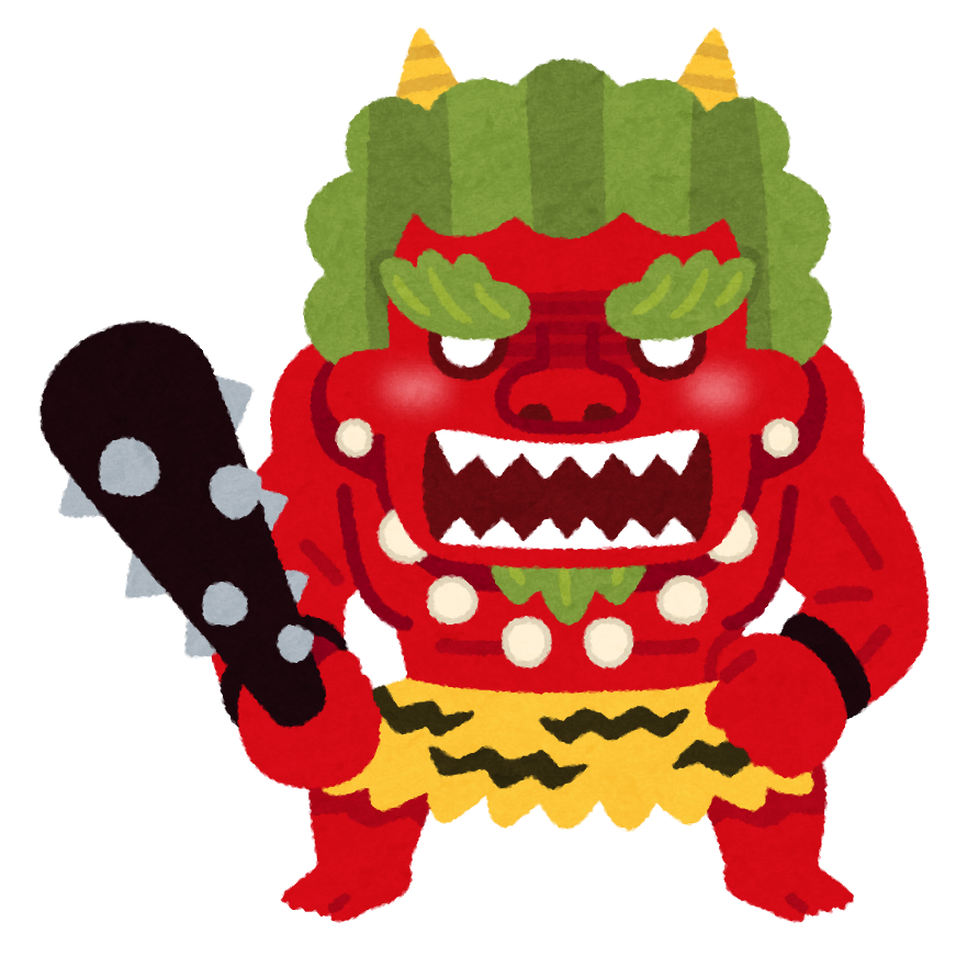怖い鬼のイラスト かわいいフリー素材集 いらすとや 怖い鬼のイラスト かわいいフリー素材集 いらすとや