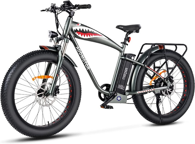 Addmotor M-5500 26" Fat Tire Men’s Electric Mountain Bikes Mountain-Bikes