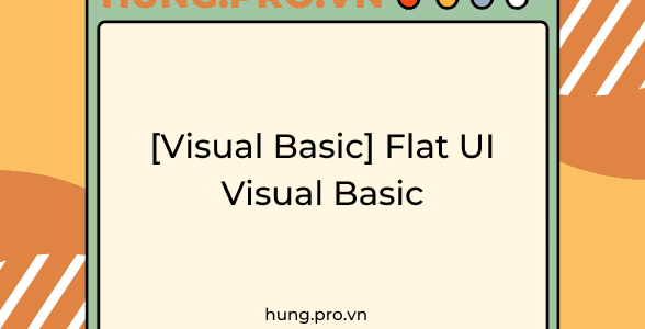 [Visual Basic] Flat UI
