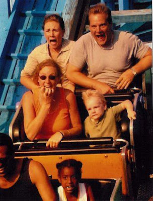 Funny facial expressions of people on roller coaster www.coolpicturegallery.net