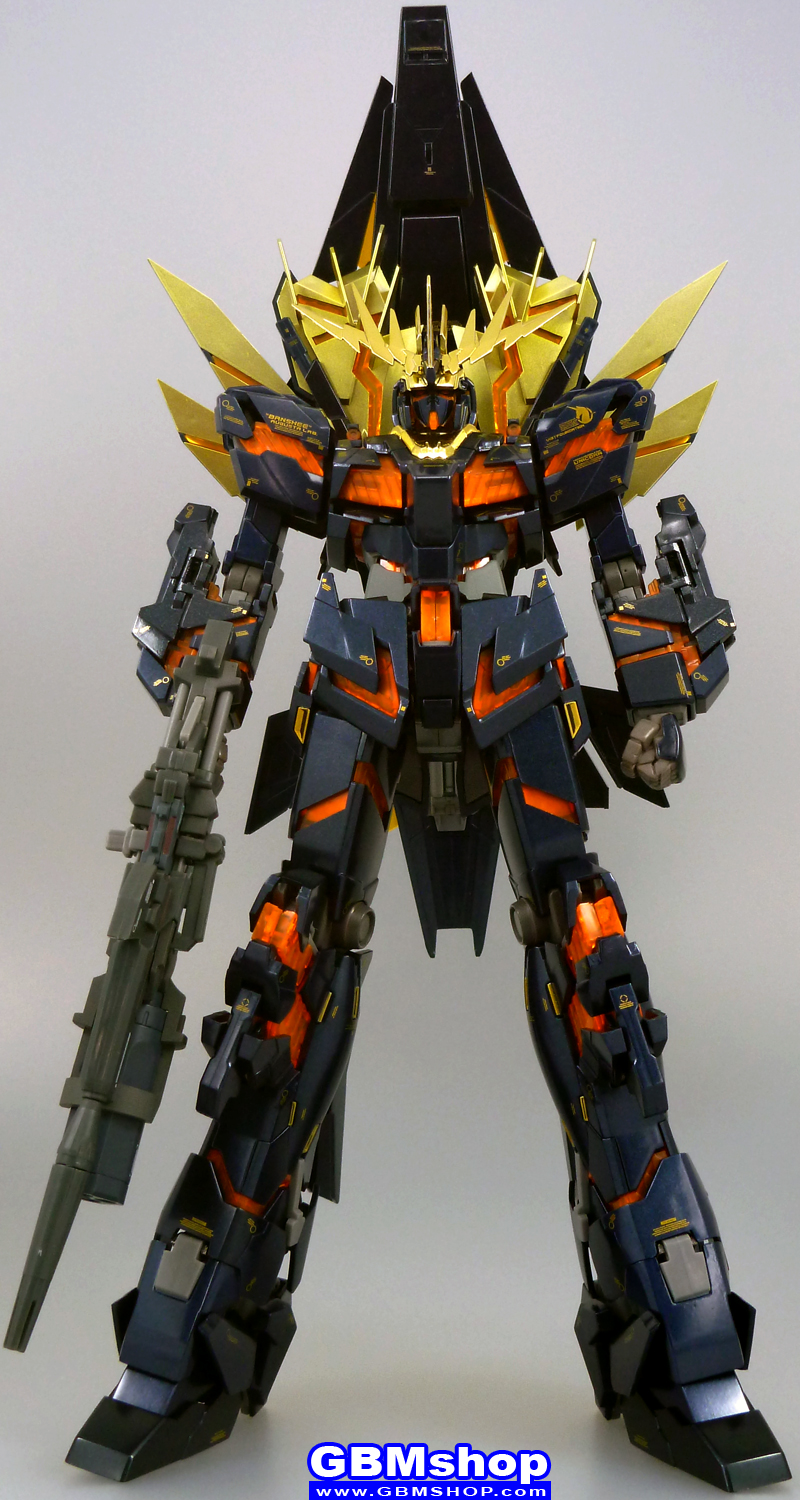 Gundam Fix Figuration METAL COMPOSITE #1011 RX-0 Unicorn Gundam 02 Banshee + Bandai 1/100 MG RX-0[N] Unicorn Gundam 02 Banshee Norn Full Armed Banshee