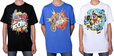 Transformers x The Loyal Subjects T-Shirts by Sket-One - “Optimus Prime BOOM!”, “Bumblebee ZRAK!” & “Grimlock ROAR!” T-Shirts