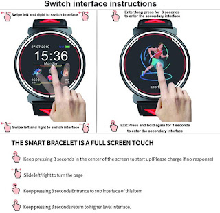 Smart Watch for Android iOS Phones 2019 Version, TZAMCW Fitness Tracker Watch Activity with Heart Rate Monitor Sleep Tracker, Activity Smartwatch Compatible with iPhone Samsung for Men Women Kids Gift