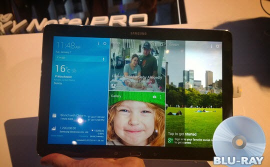 watch Blu-ray collections on Galaxy Tab Pro 12.2