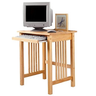 mission style computer desk plans