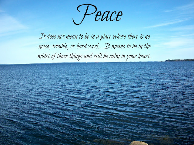 peace calm heart
