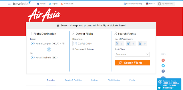 Penerbangan Selesa Bersama Air Asia Airlines