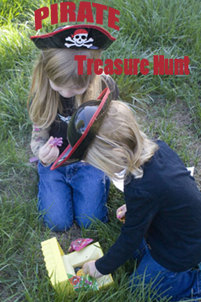 Make a Pirate Treasure Hunt for Gross Motor Fun