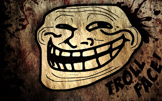 Laughing Trollface Funny HD Wallpaper