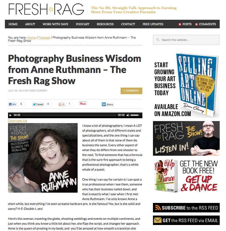 Fresh Rag Interview Anne Ruthmann