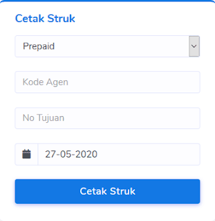 Web Cetak Struk LeonPulsa.net