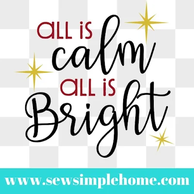 all is calm all is bright svg